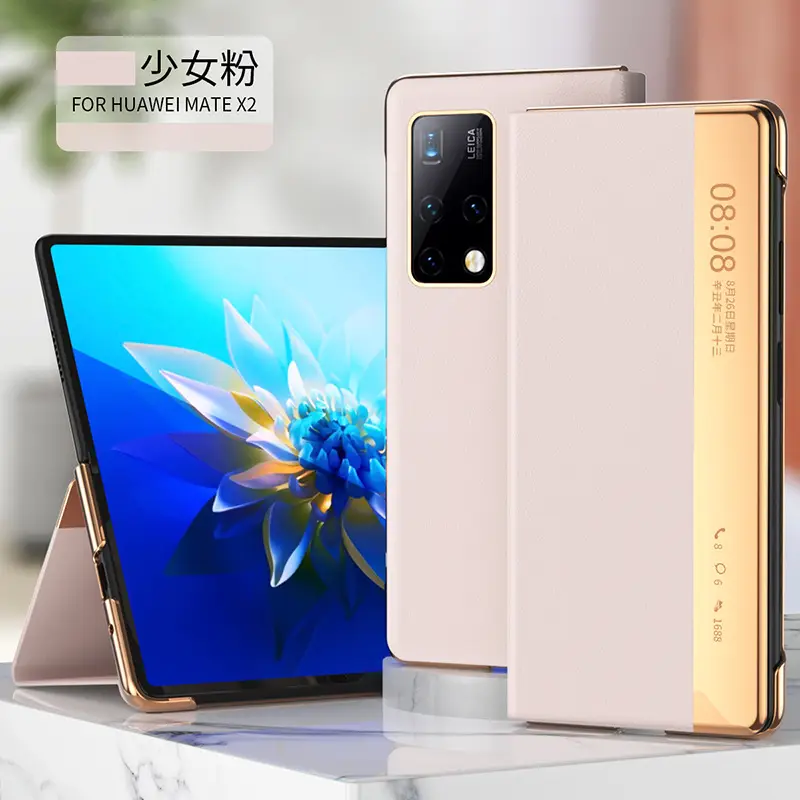 Huawei Mate X2 Yellow Smart Folding Case - Image 3