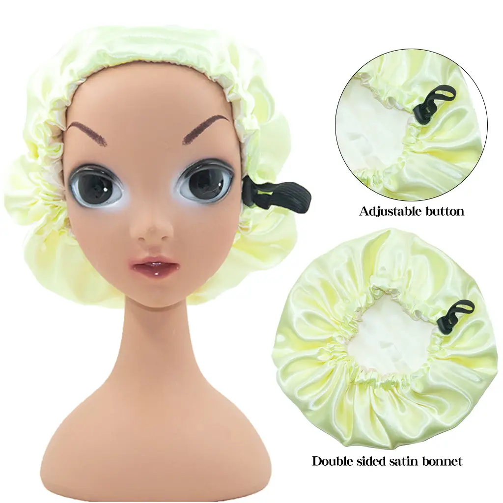 New Kids Satin Nightcap with Adjustable Button - Image 7