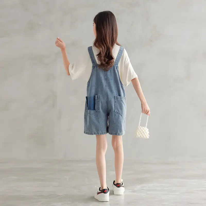 Kids Denim Overalls Medium Large Summer 2025 - Image 3