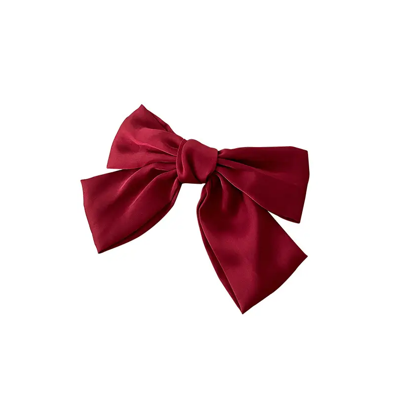 Black Big Bow Hairpin for Women - Image 5