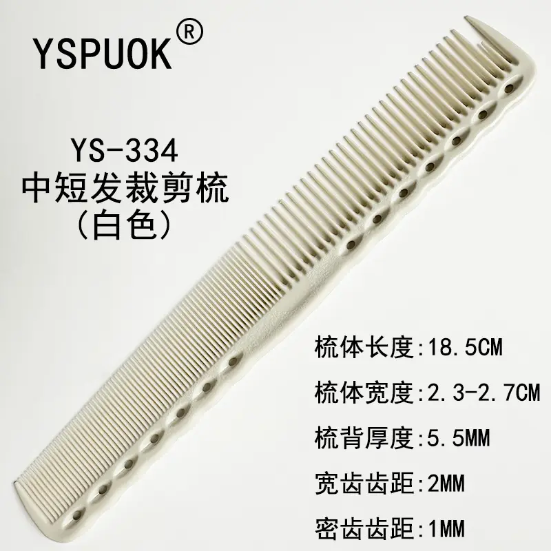 YSPUOK Sideburn Comb Blue Thick Dense Export Barber - Image 28