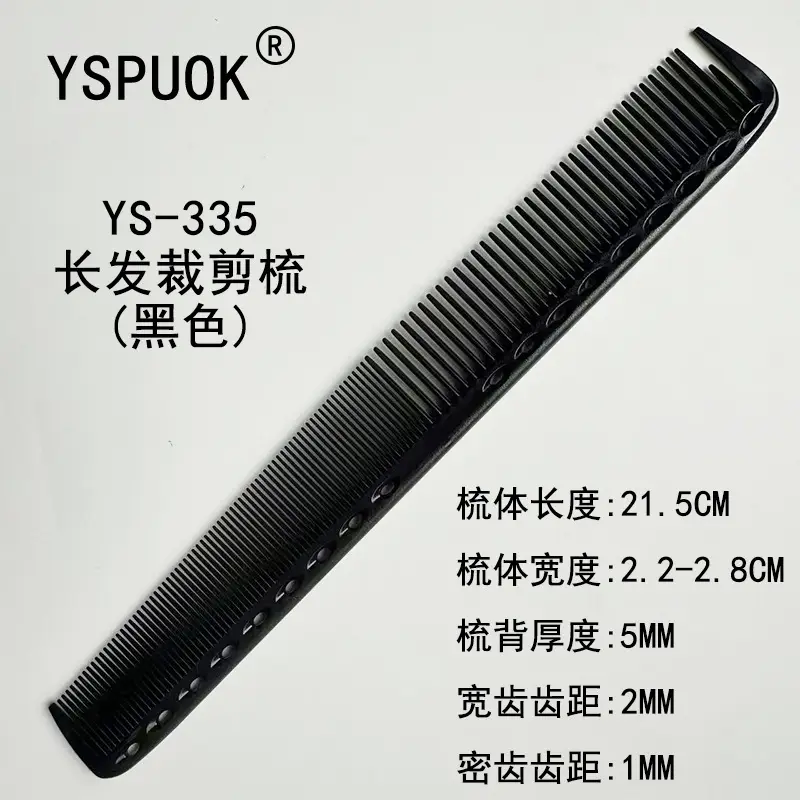 YSPUOK Sideburn Comb Blue Thick Dense Export Barber - Image 41