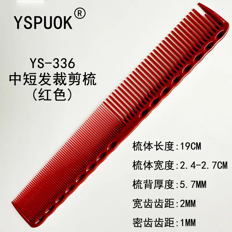 YSPUOK Sideburn Comb Blue Thick Dense Export Barber - Image 55