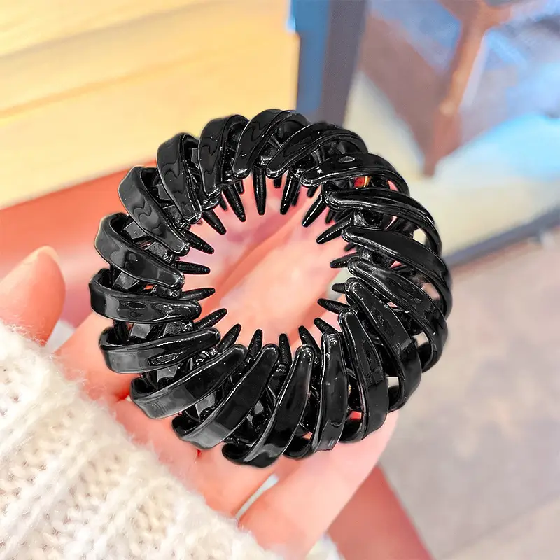 Curler Hair Bands for Women European American Ponytail Grab - Image 3