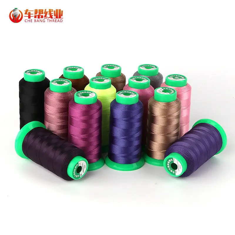 150D Sewing Thread Polyester Mercerized Thread Sewing Machine Oil-Free High-Strength Thread 3-Strand Clothing Leather Luggage Nylon Thread