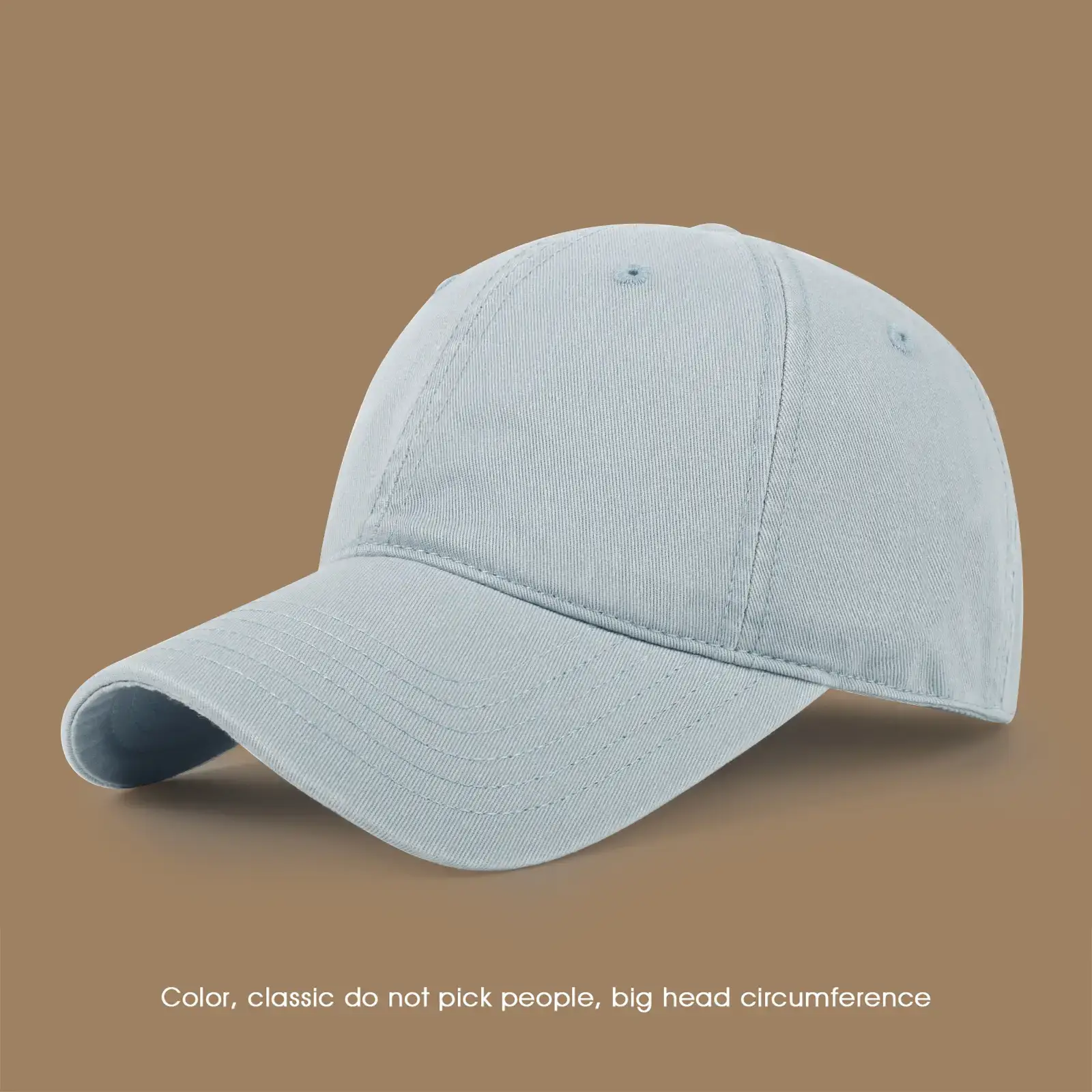 Pink Large Head Cap for Women Men Summer Sun Protection - Image 11
