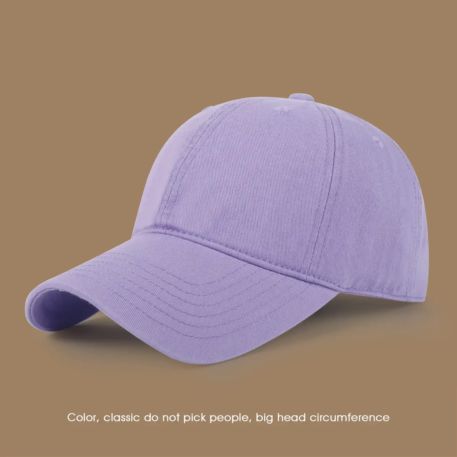 Pink Large Head Cap for Women Men Summer Sun Protection - Image 12