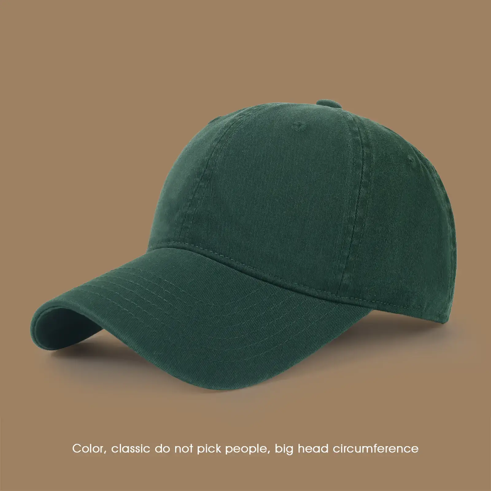 Pink Large Head Cap for Women Men Summer Sun Protection - Image 13