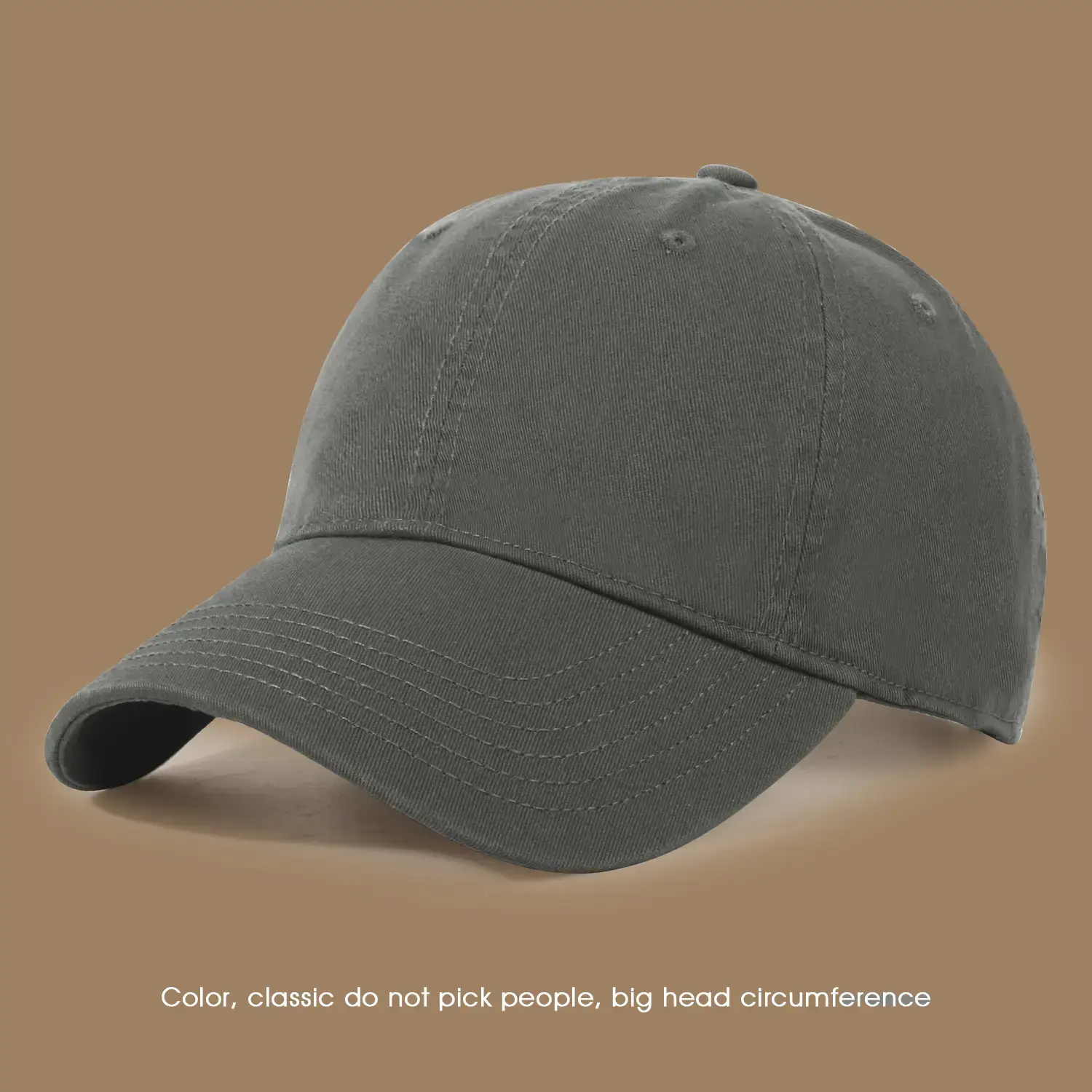 Pink Large Head Cap for Women Men Summer Sun Protection - Image 7