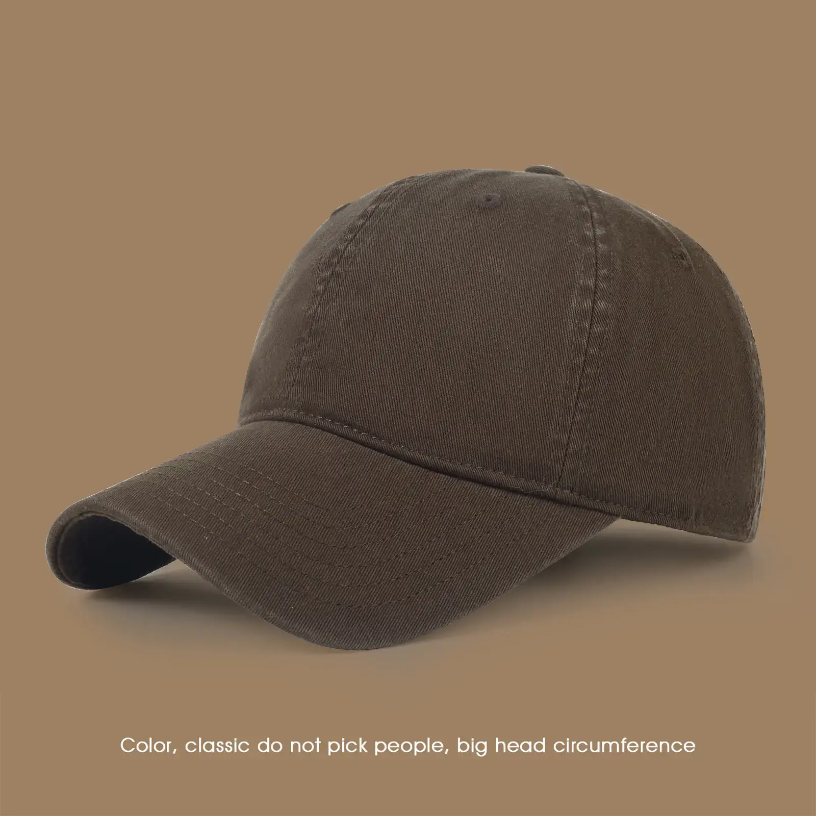 Pink Large Head Cap for Women Men Summer Sun Protection - Image 9