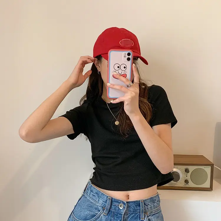 Women's Candy Short Sleeve T-Shirt Summer Loose Fit - Image 11