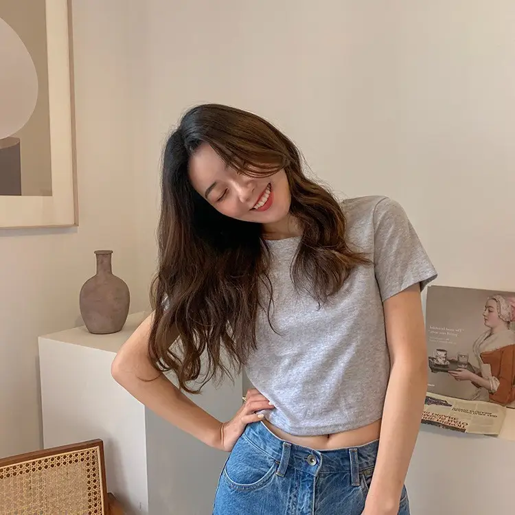 Women's Candy Short Sleeve T-Shirt Summer Loose Fit - Image 12