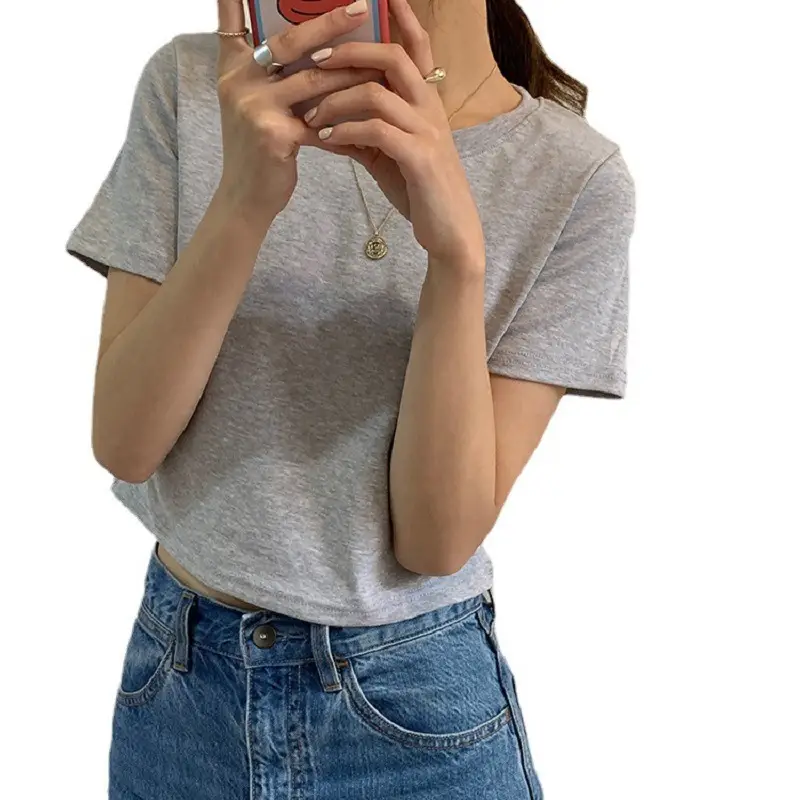 Women's Candy Short Sleeve T-Shirt Summer Loose Fit - Image 13
