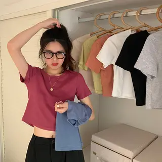 Women's Candy Short Sleeve T-Shirt Summer Loose Fit - Image 8