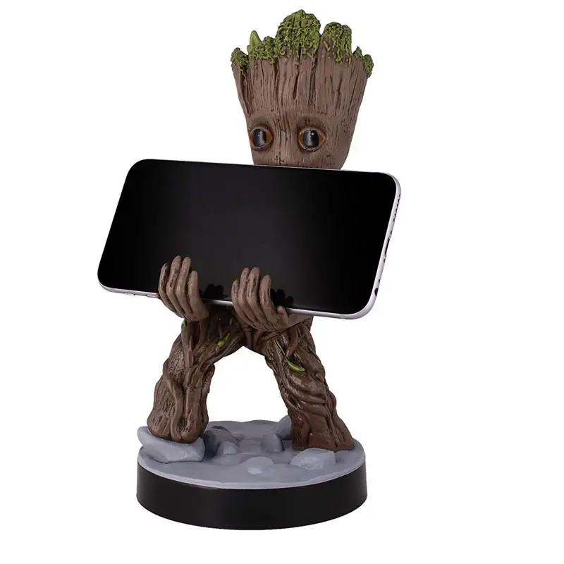 Blue Cartoon Tree Man Mobile Phone Bracket Decoration