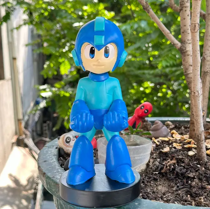 Blue Cartoon Tree Man Mobile Phone Bracket Decoration