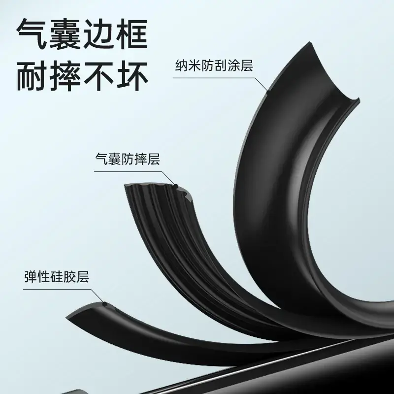 Huawei Mate50 Black Leather 360° Protection Case - Image 12