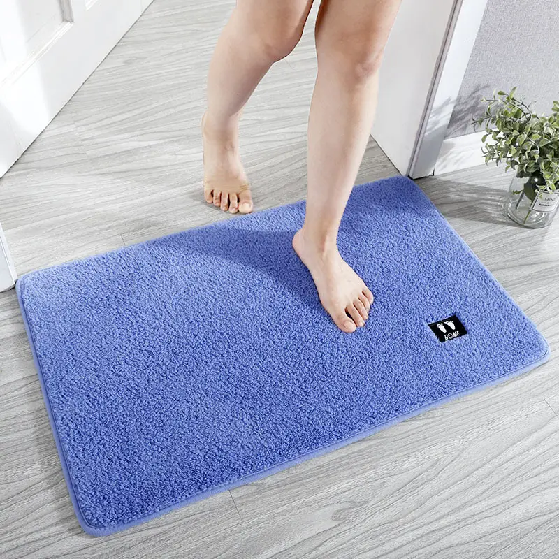 Green Toilet Floor Mat Door Absorbent Anti-Slip Thickened - Image 2