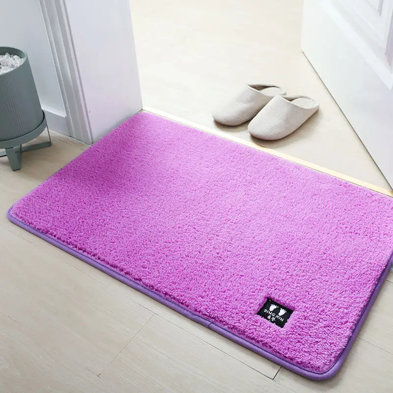 Green Toilet Floor Mat Door Absorbent Anti-Slip Thickened - Image 3