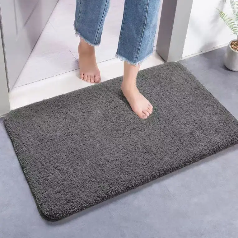 Green Toilet Floor Mat Door Absorbent Anti-Slip Thickened - Image 9