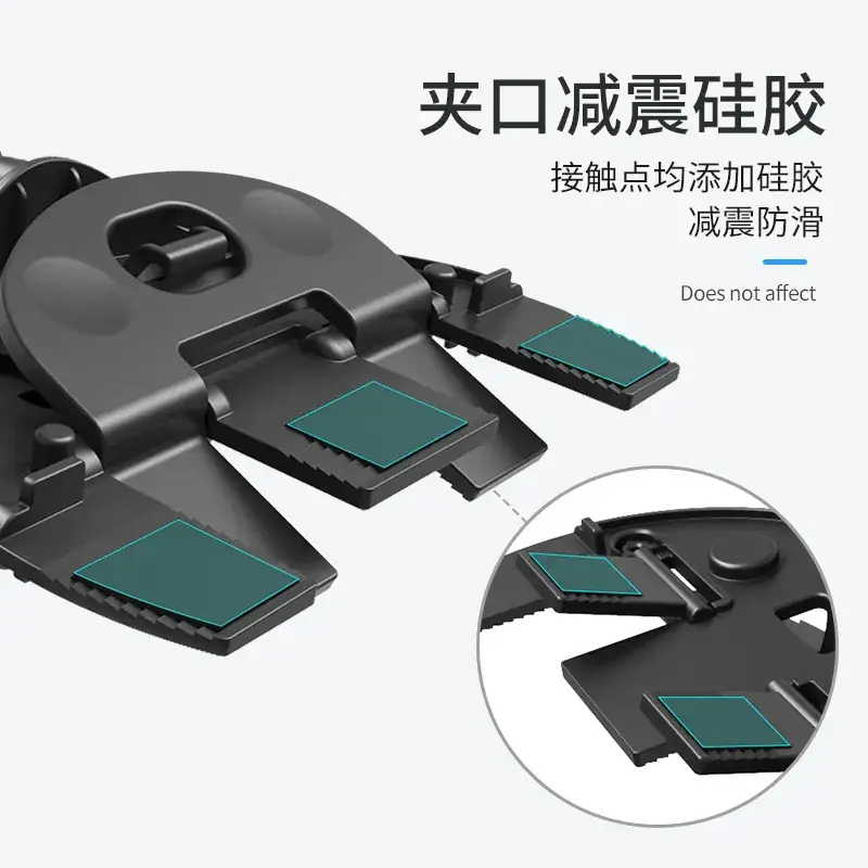 Car CD Port Phone Clamp Bracket Black - Image 9
