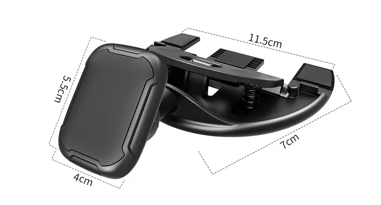 Car CD Port Phone Clamp Bracket Black — feature 21