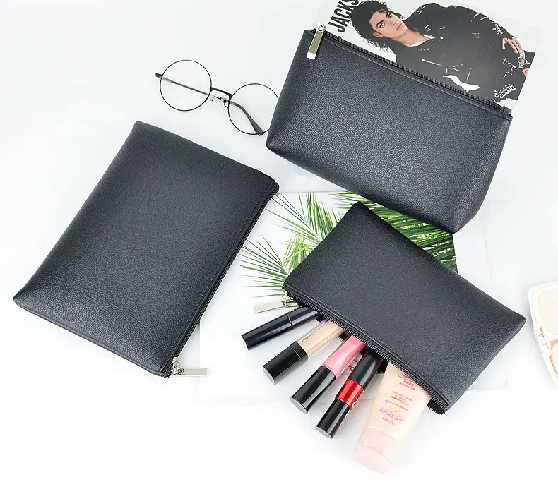 Blue PU Leather Makeup Brush & Brush Bag — feature 12