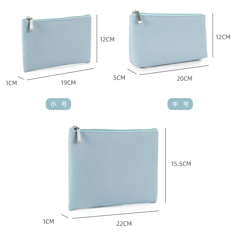 Blue PU Leather Makeup Brush & Brush Bag — feature 15