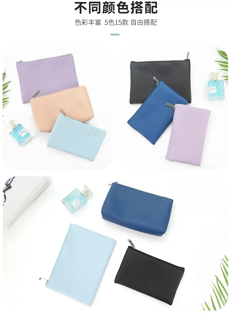 Blue PU Leather Makeup Brush & Brush Bag — feature 20