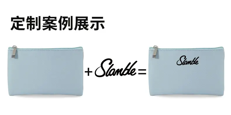 Blue PU Leather Makeup Brush & Brush Bag — feature 4