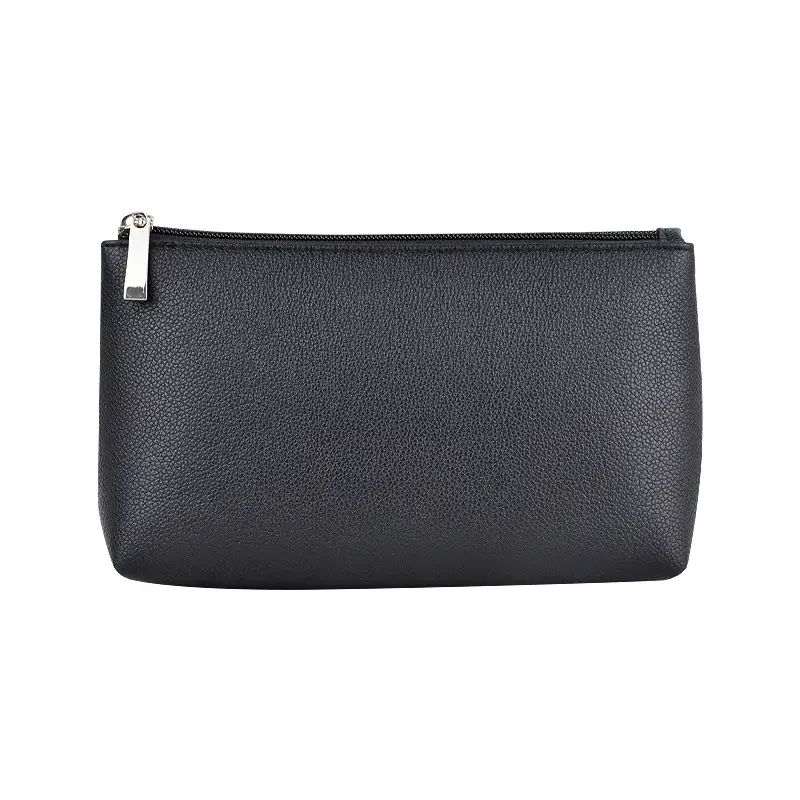 Blue PU Leather Makeup Brush & Brush Bag