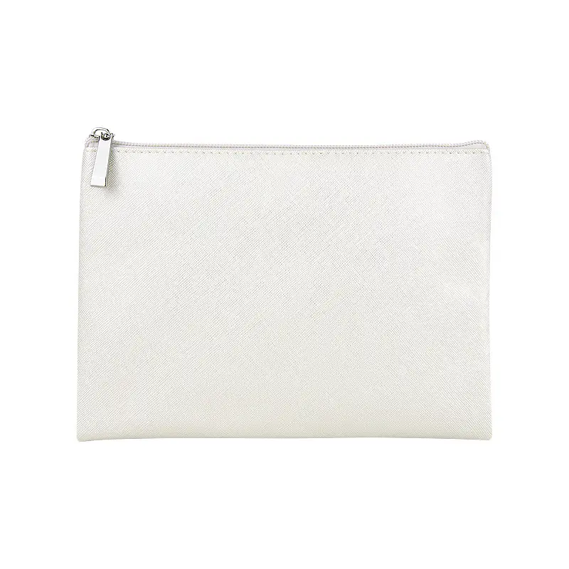 Blue PU Leather Makeup Brush & Brush Bag