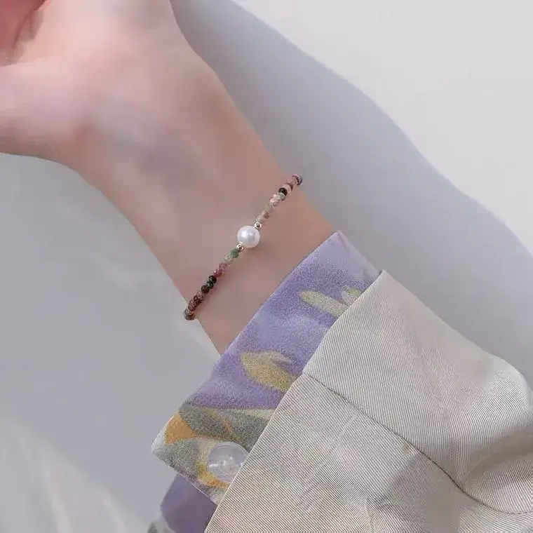 Guan Yu Crystal Pearl Beaded Bracelet for Women - Image 5