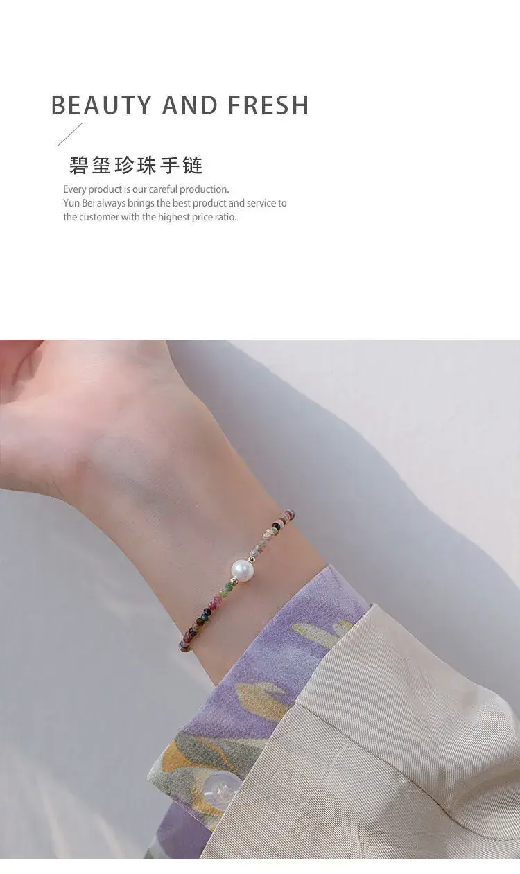 Guan Yu Crystal Pearl Beaded Bracelet for Women — feature 8