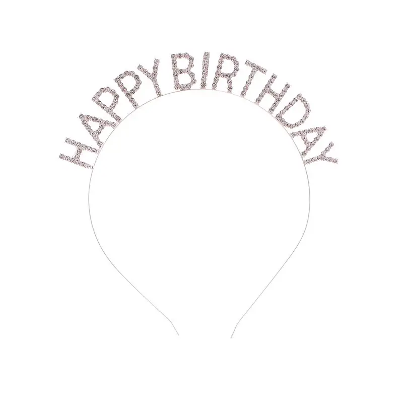 Happy Birthday Headband Women's Letter Hairband - Image 28