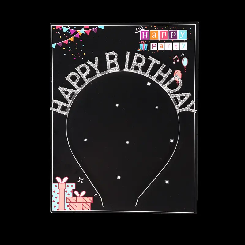 Happy Birthday Headband Women's Letter Hairband - Image 10