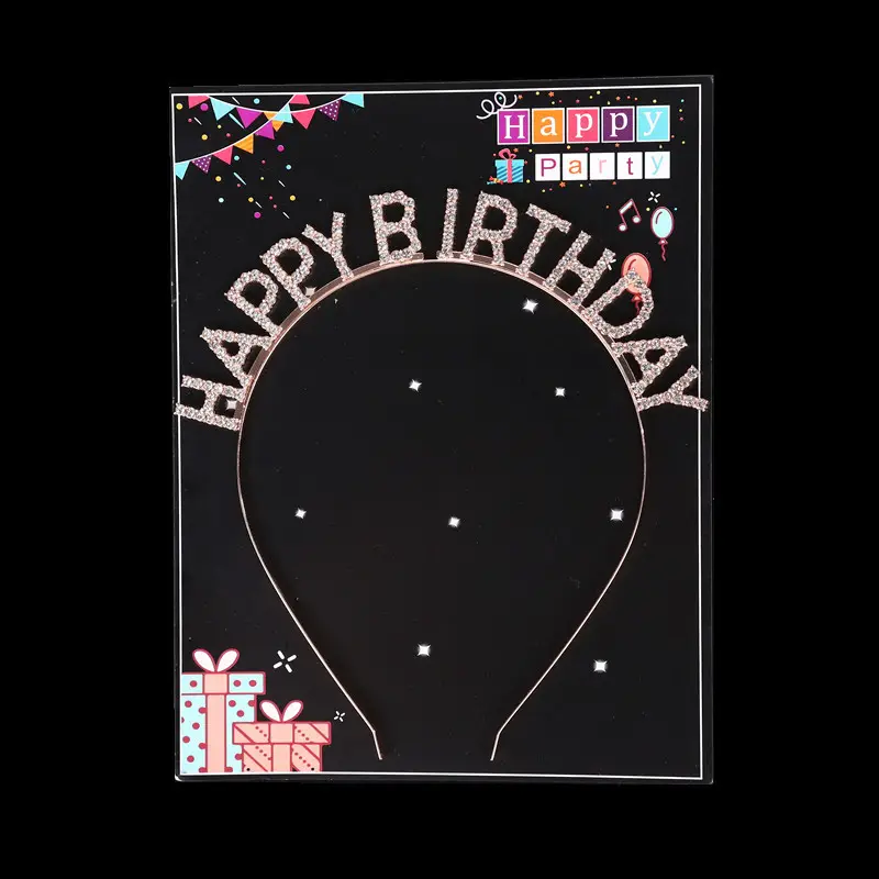 Happy Birthday Headband Women's Letter Hairband - Image 12