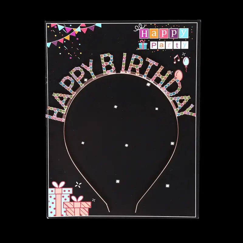Happy Birthday Headband Women's Letter Hairband - Image 16