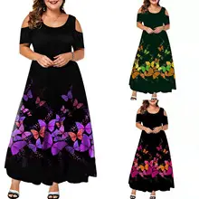 Black Printed Hip Dress Long Sleeve Slim Fit — feature 15