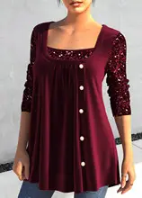 Black Printed Hip Dress Long Sleeve Slim Fit — feature 25