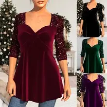 Black Printed Hip Dress Long Sleeve Slim Fit — feature 3