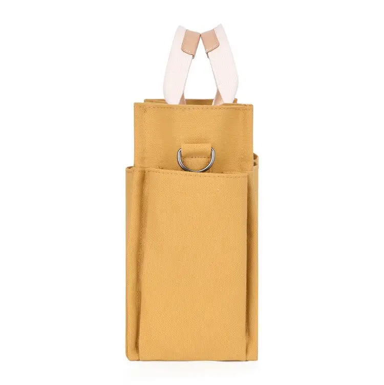 Korean Style Canvas Shoulder Bag Large Multi Pocket — feature 15