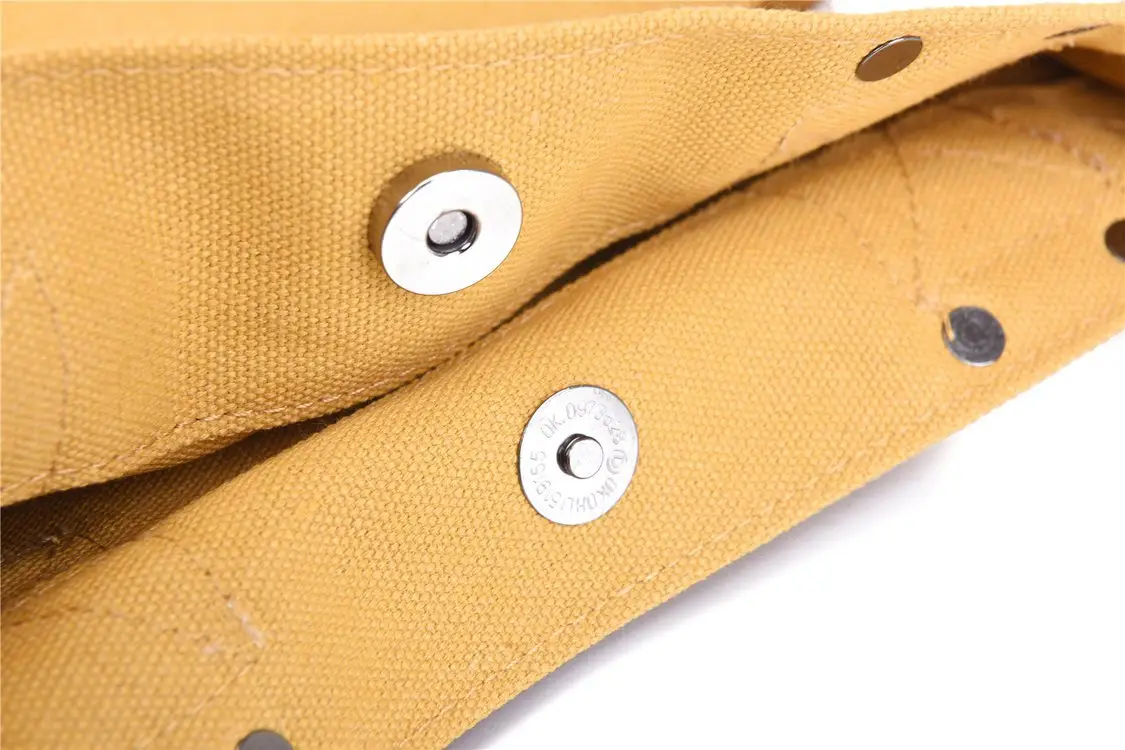 Korean Style Canvas Shoulder Bag Large Multi Pocket — feature 6