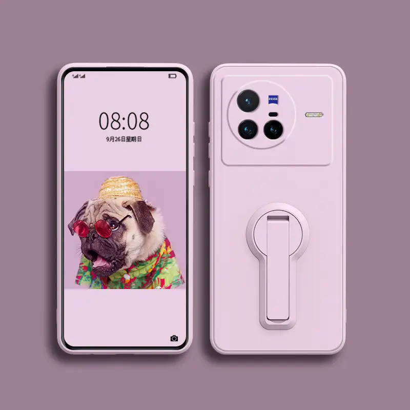 Silicone Mobile Phone Holder X80 Pro Purple - Image 19