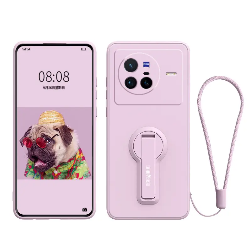 Silicone Mobile Phone Holder X80 Pro Purple - Image 23