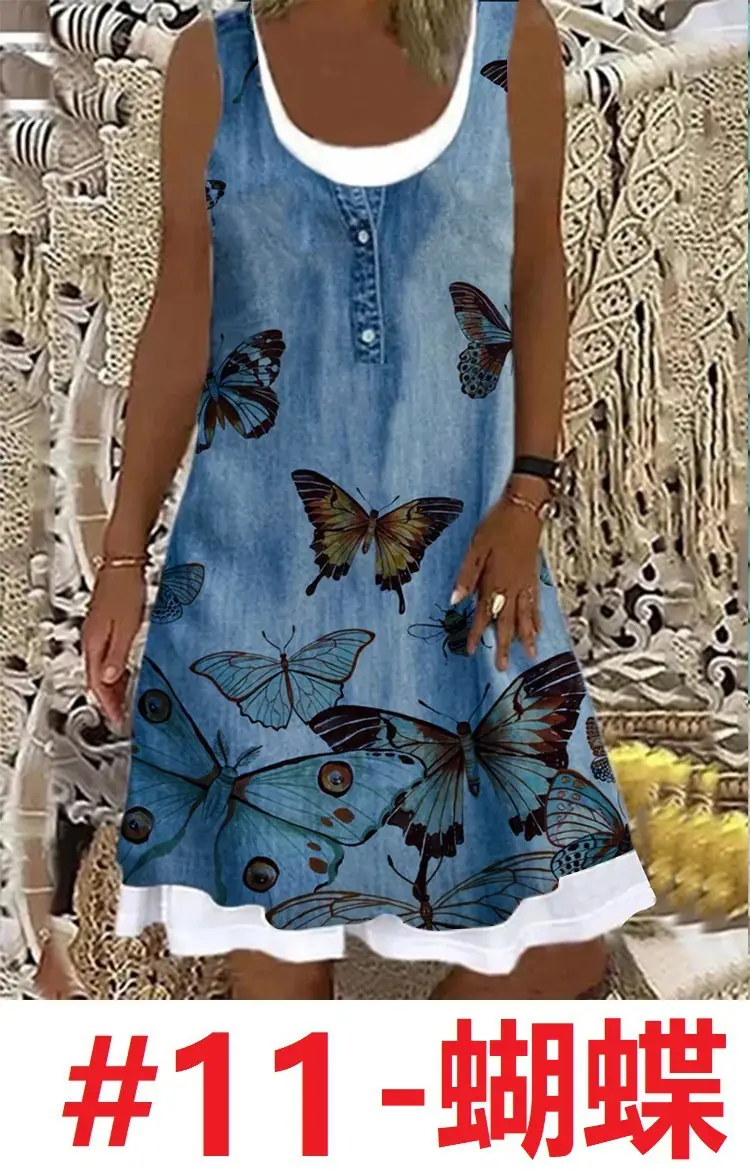 Women's Denim Embroidered Top with Buttons - Image 11