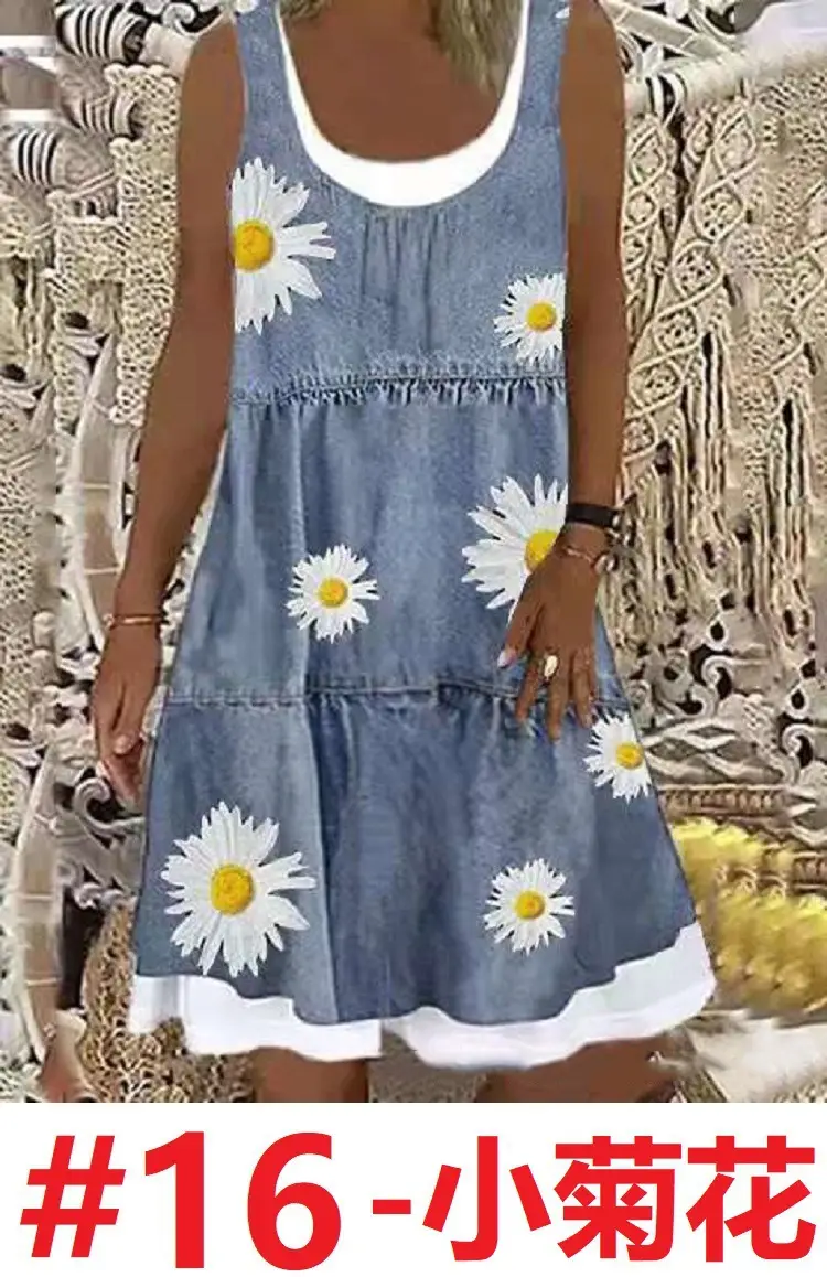 Women's Denim Embroidered Top with Buttons - Image 16