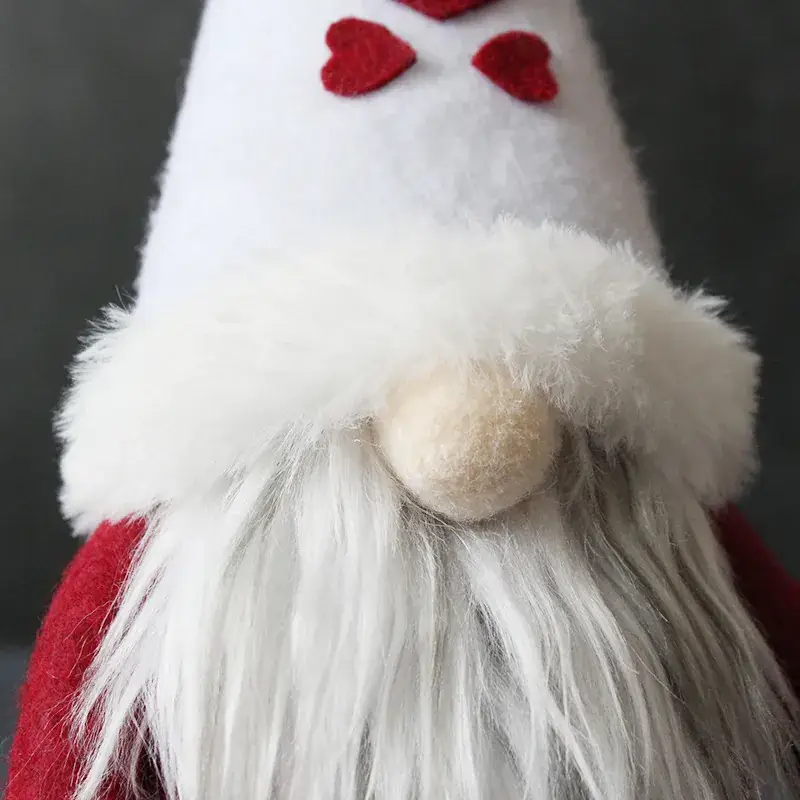 Santa Faceless Doll Plush White Beard Dwarf for Kids - Image 7