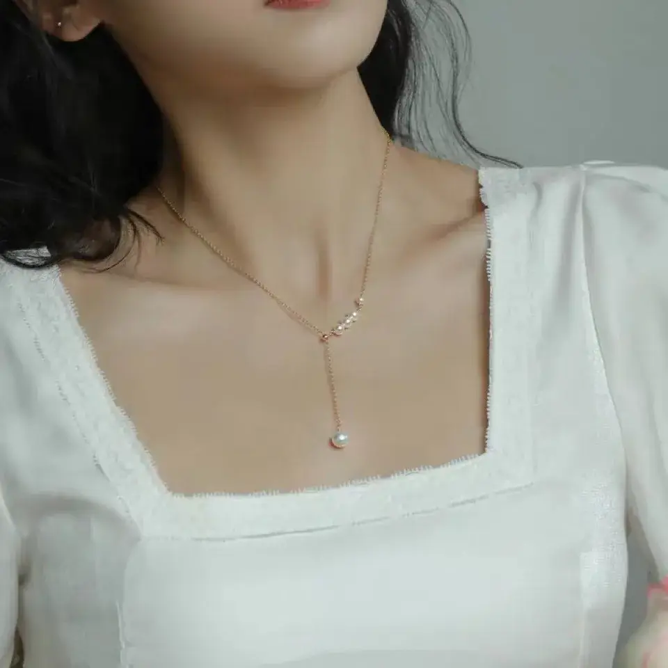 Princess Style Pearl Necklace for Women