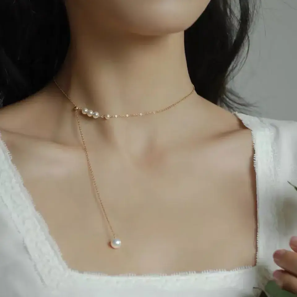 Princess Style Pearl Necklace for Women